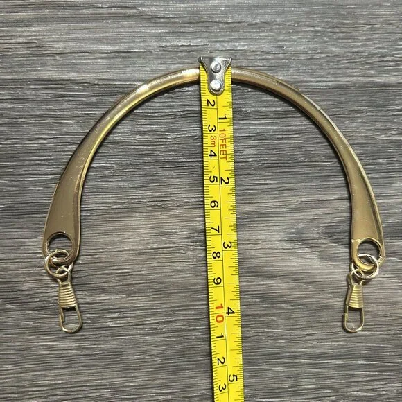 NEW Ramla Bejeweled Crystal Evening Bag Black Gold Chain Strap Top Handle Prom - Picture 11 of 11